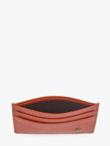 Porte-cartes Madras Cuir Etrier Orange madras EMAD011-vue-porte