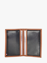 Porte-papiers Madras Cuir Etrier Marron madras EMAD429-vue-porte