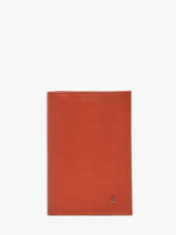 Porte-papiers Madras Cuir Etrier Orange madras EMAD429
