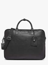 Porte Documents Flandres (main) 1 Compartiment + Pc 17" Cuir Etrier Noir flandres EFLA8261