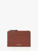 Card Holder Tradition Leather Etrier Brown tradition ETRA094M
