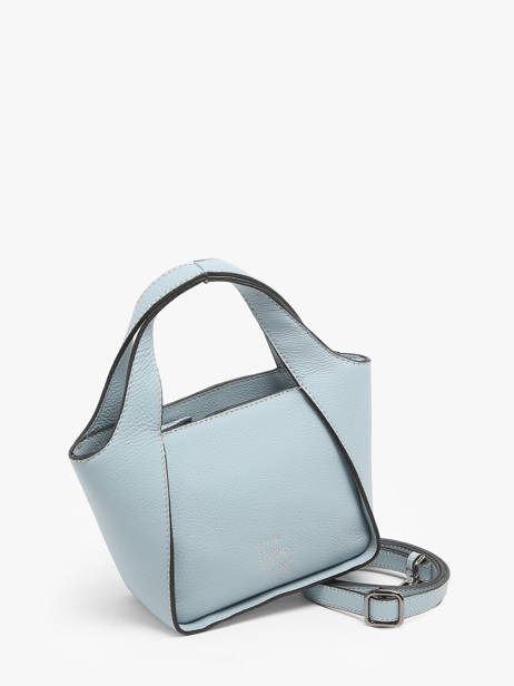 Sac BandouliÃ¨re S Foudre Cuir Etrier Bleu foudre EFOD107S vue secondaire 2