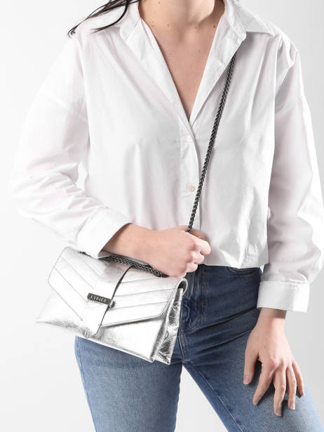 Sac BandouliÃ¨re Jana Irise Cuir Etrier Argent jana irise EJIR002T vue secondaire 1